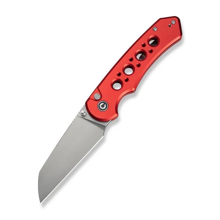 Nóż składany Civivi Pragma Prime Red Aluminium, Stonewashed 14C28N