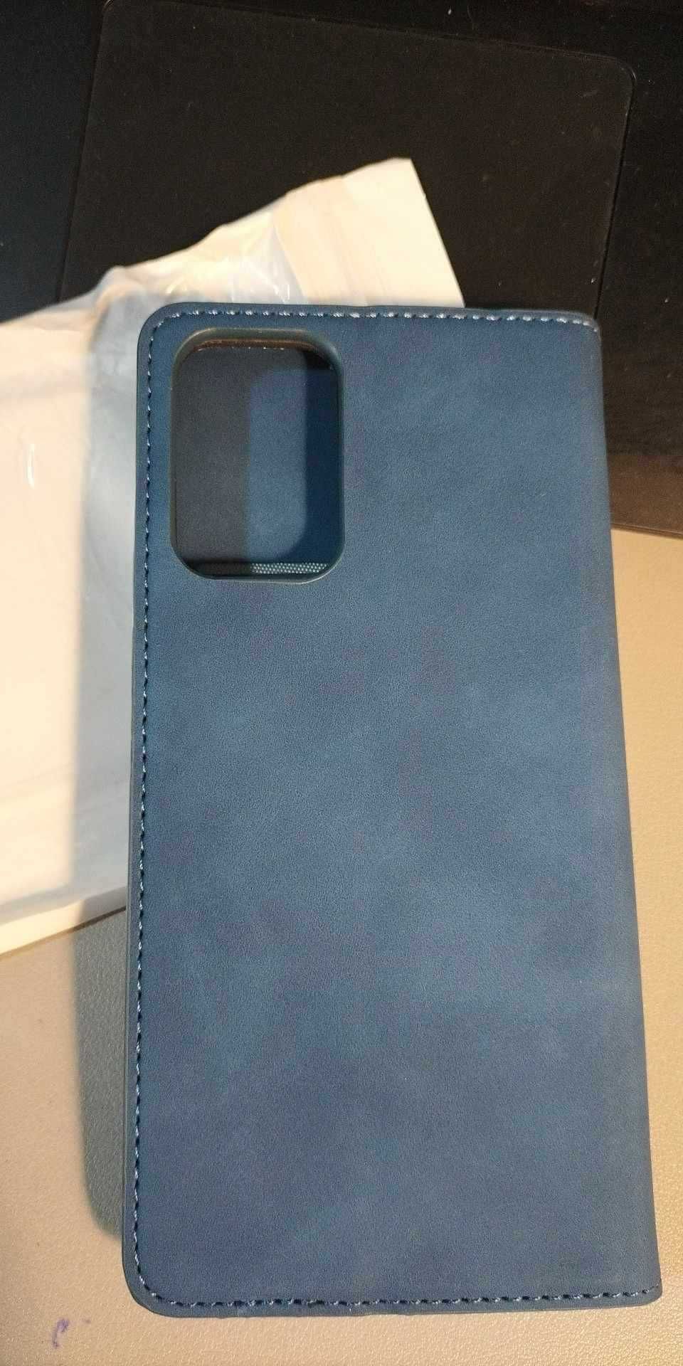 Etui do Samsung Galaxy A72 niebieskie zamykane