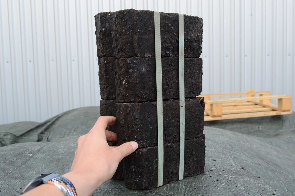 BRYKIET TORFOWY do pieca kozy w zgrzewkach TONA TANI opał Z DOSTAWĄ
