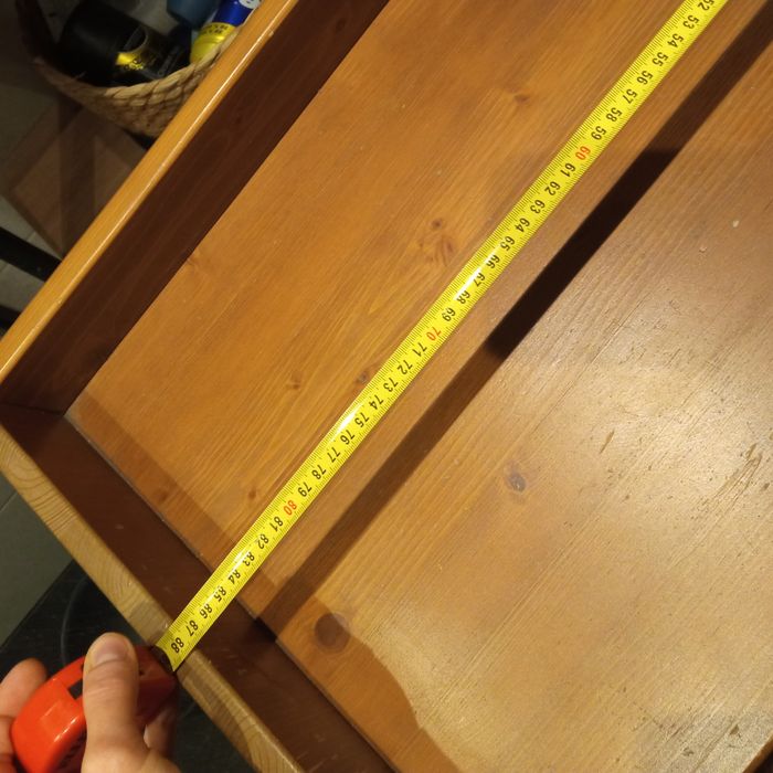 Komoda drewniana Ikea seria Leksvik pod przewijak