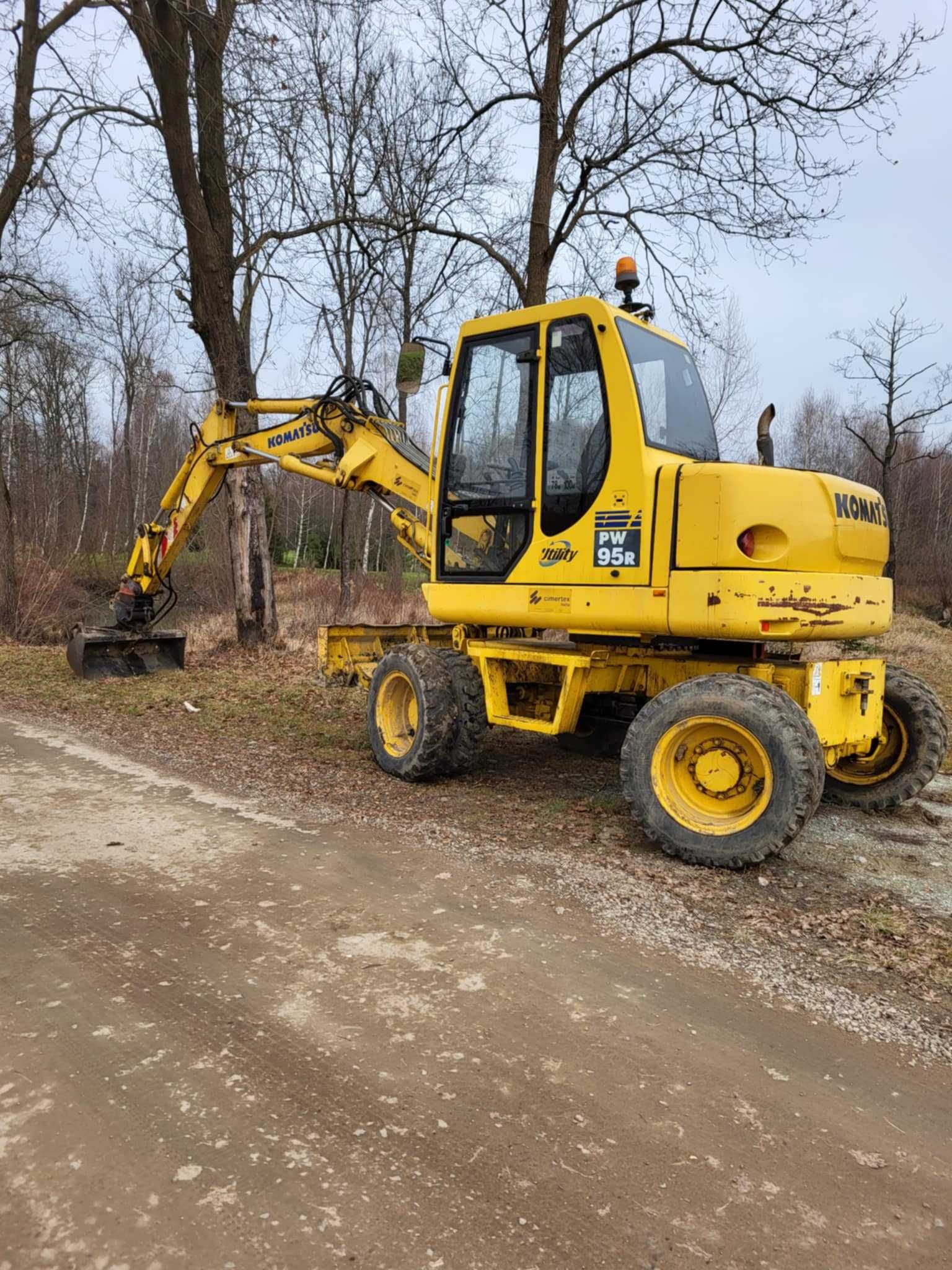 Koparka kołowa Komatsu PW95 2006r terex cat JCB schaeff Atlas Liebherr