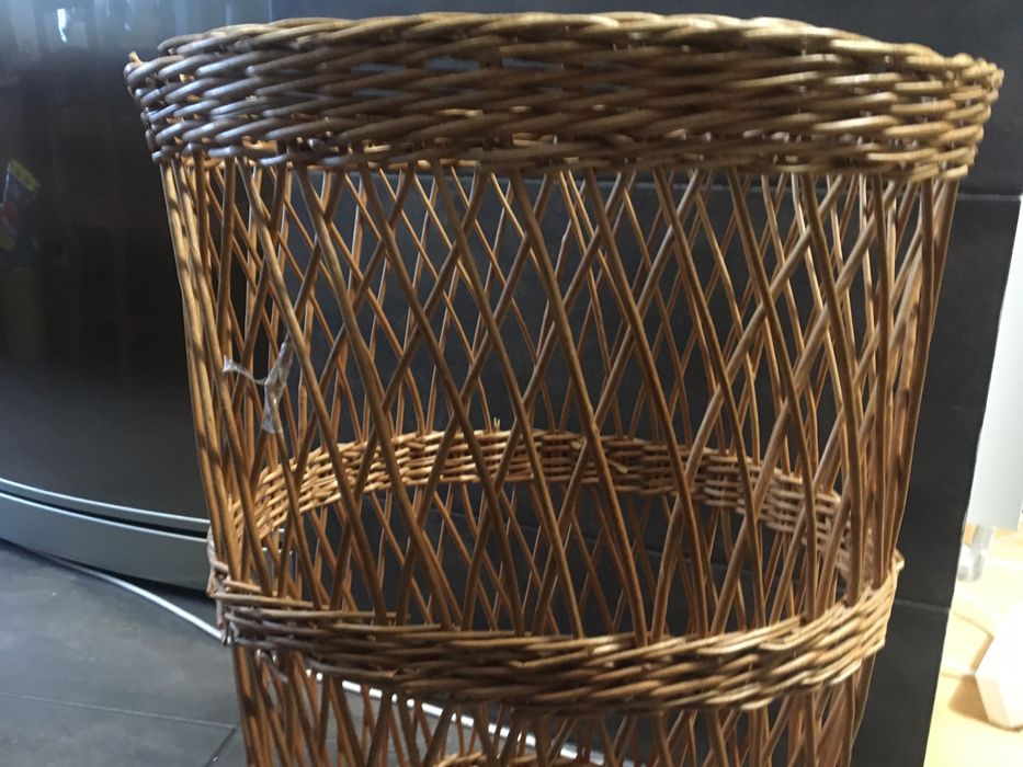 Kosz wiklinowy na pranie 42x32x58