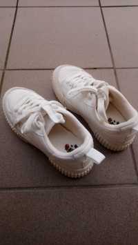 Buty Zara 34 białe dla dziewczynki