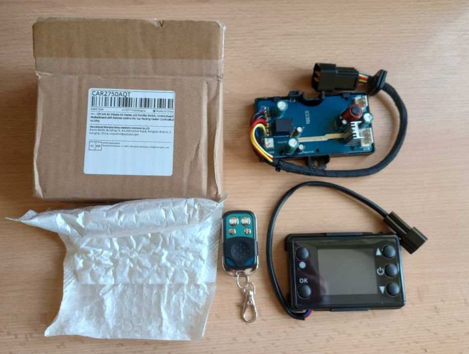 webasto ogrzewanie postojowe przenośne 5-8kw 12v sterownik + płytka