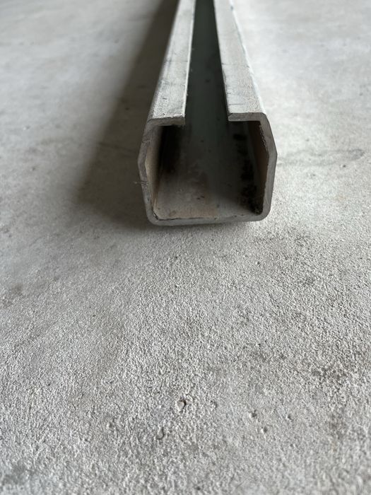 Profile do bramy przesuwnej/wiszącej. Ocynk. 65mm/60mm 3400 + 2400