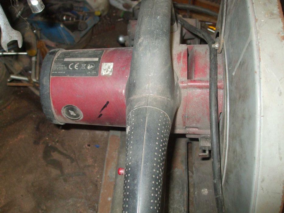 Maquina corte disco 360mm a trabalhar