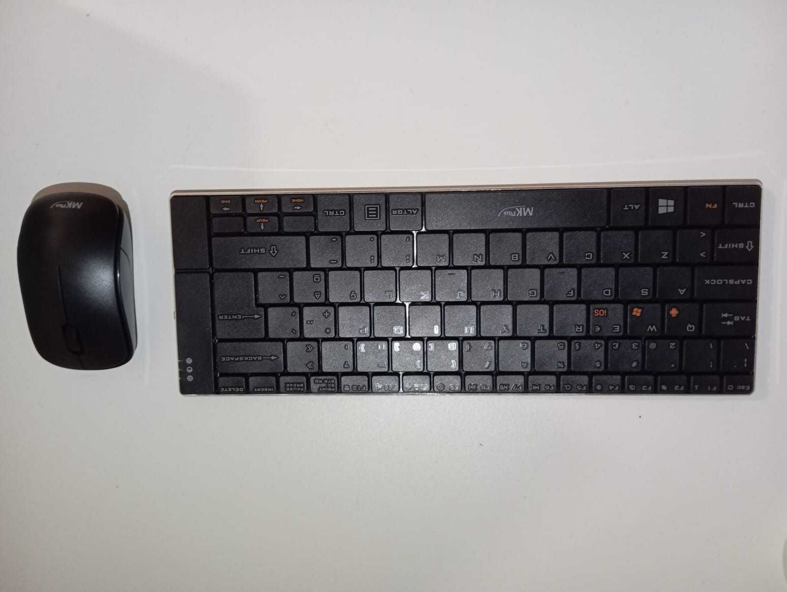 Rato e Teclado SEM FIO, conexão via Bluetooth MK Plus MC900BT
