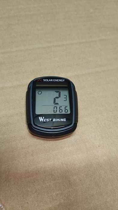 West Biking Rowerowy  Licznik na energię słoneczną bezprzewodowy