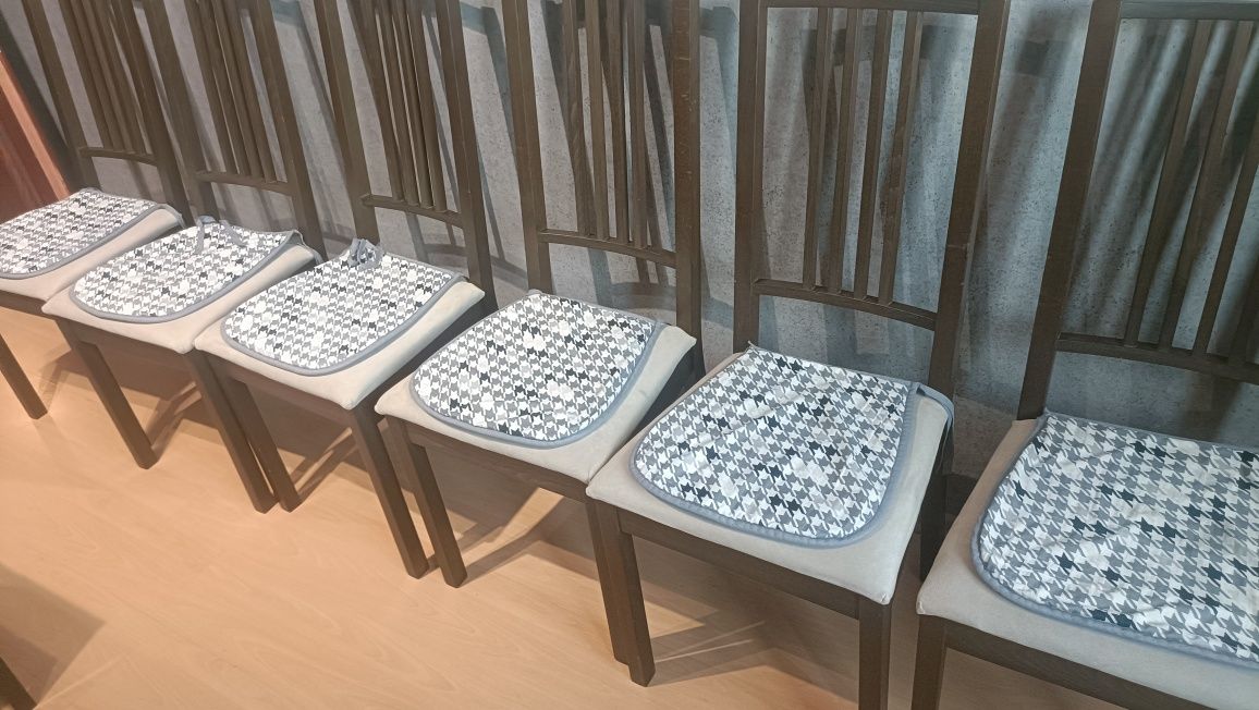 6 krzeseł bojre IKEA                 (krzesła, krzesło)