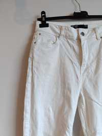 Spodnie jeansowe białe damskie