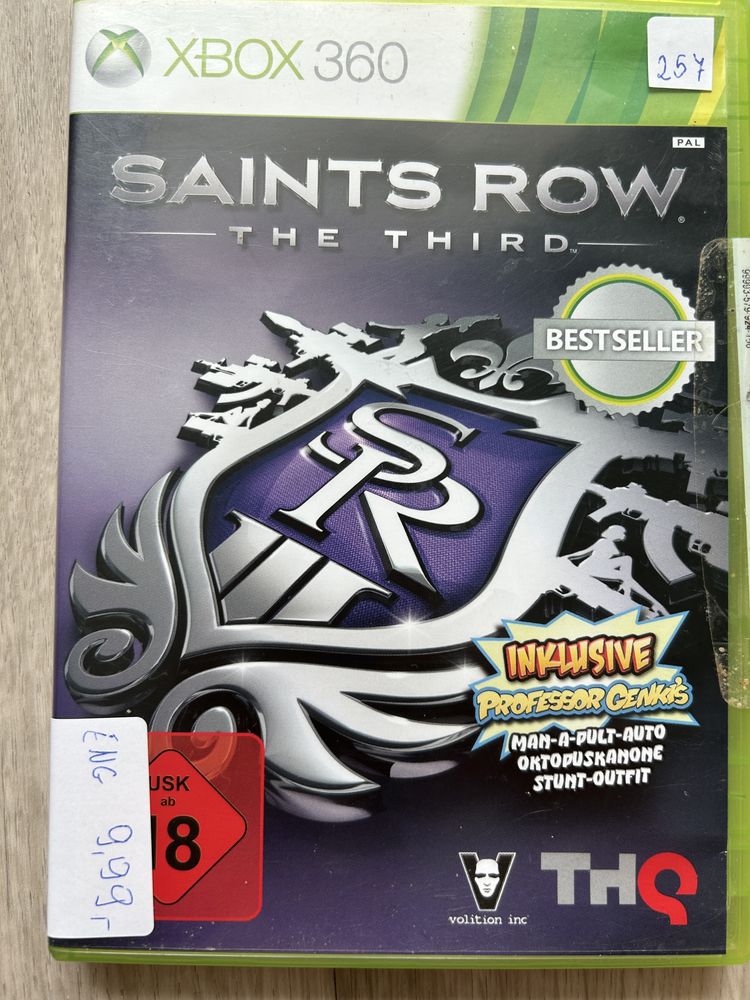 #257 Saints Row the Third gra xbox360