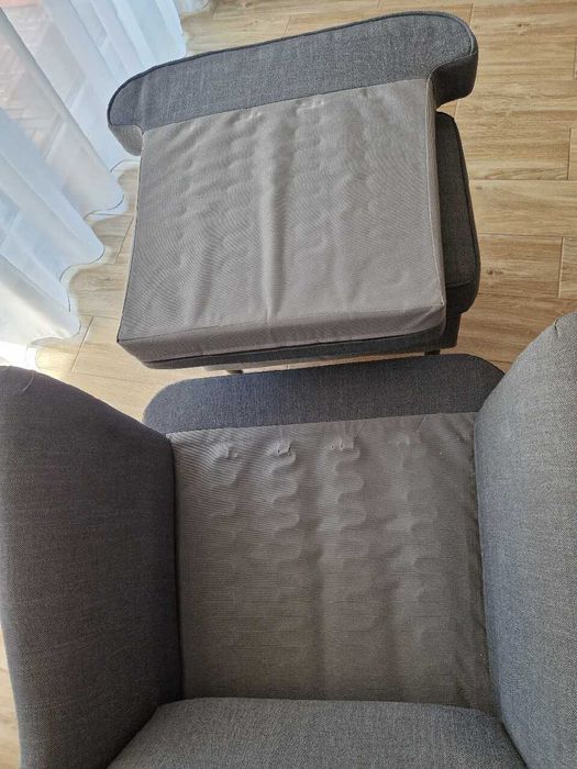 Fotel IKEA Strandmon USZAK bez podnóżka