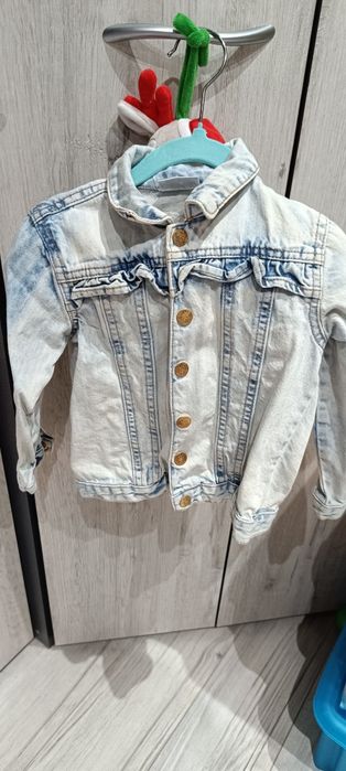 Kurtka jeansowa dziewczęca