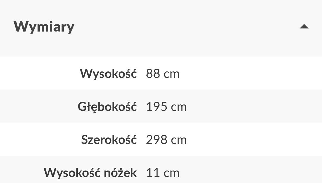 Narożnik VOLARE U rozkładany