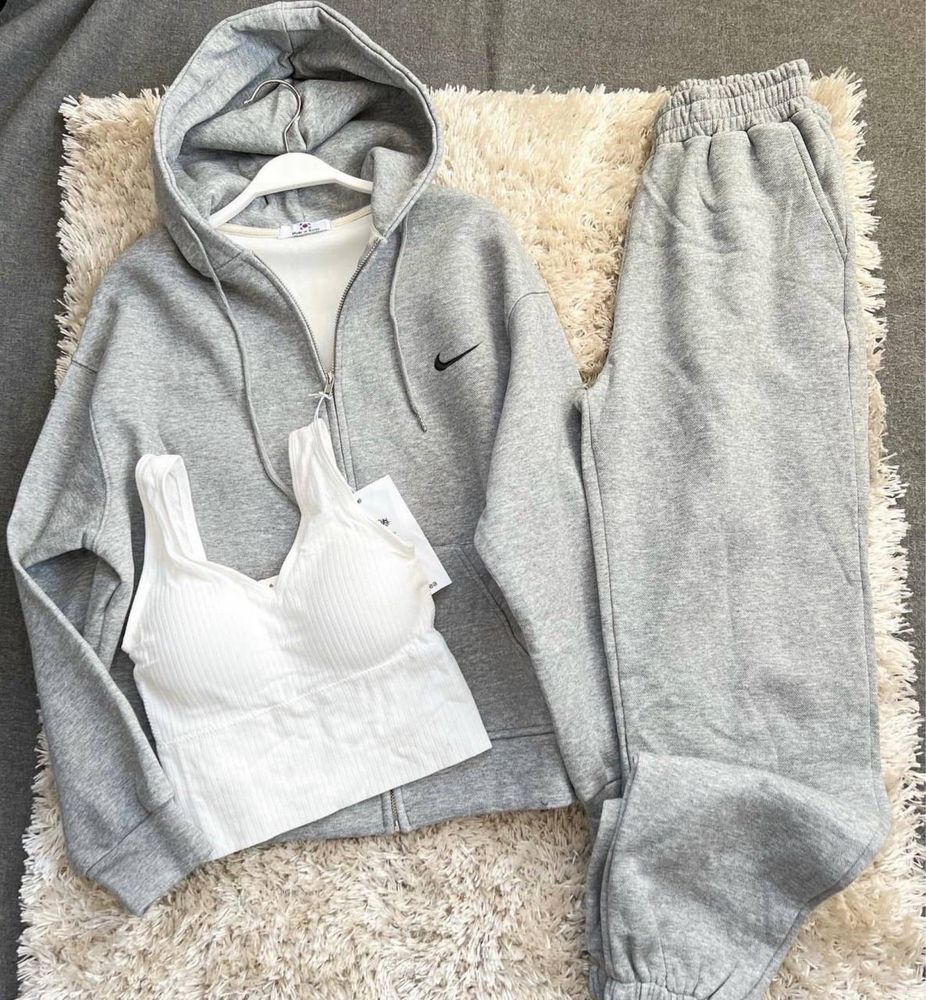 Женский костюм Nike Найк двунитка Весна/Лето Жіночий костюм спорт S-L