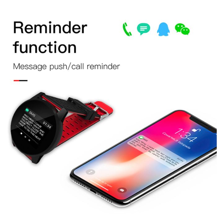Telefon smartwatch monitorujący aktywność sportową