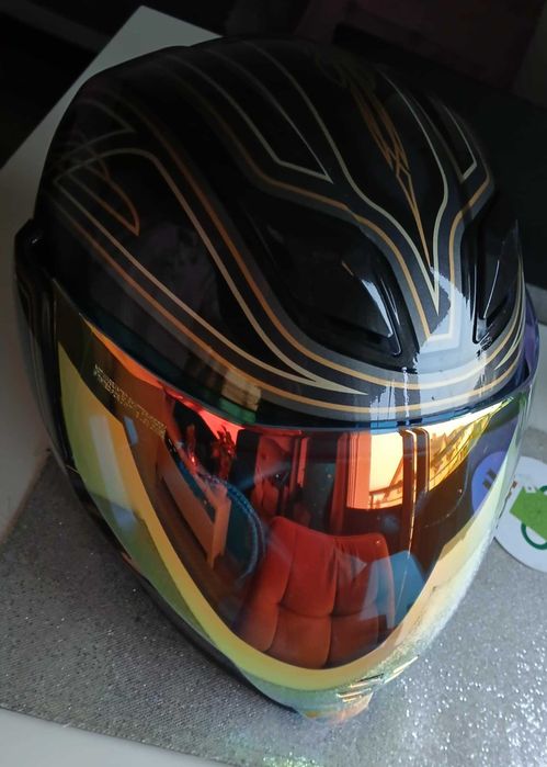 Kask integralny ICON Airflite El Centro Black/Gold rozmiar L