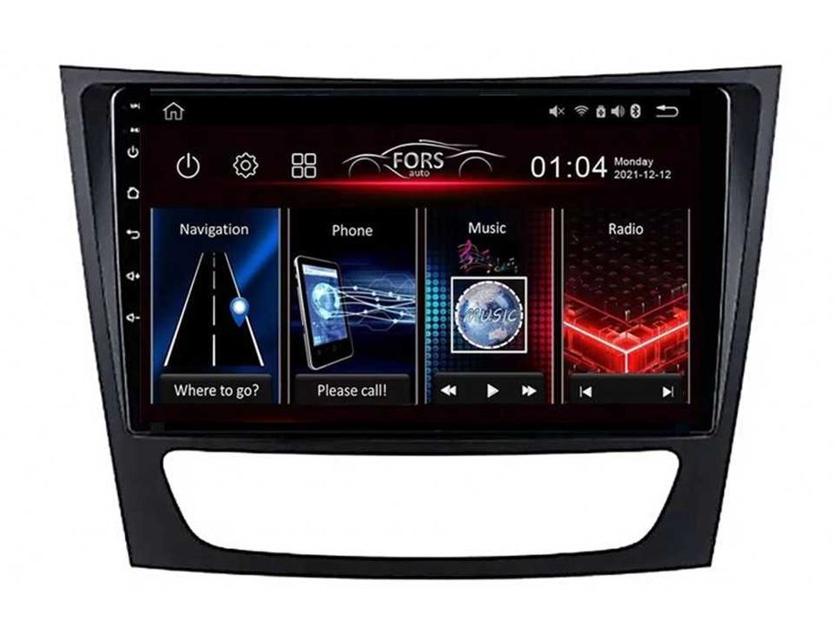 Radio samochodowe Android Benz E-Class (W211)CLS-Class (C219) (9")
