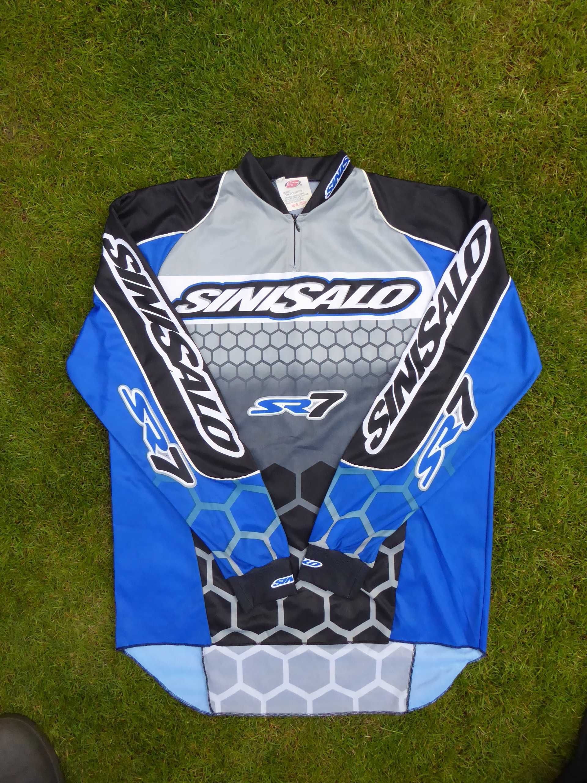 SINISALO Bluza Koszulka Spodnie Buty Kask ENDURO Moto CROSS Komplet !
