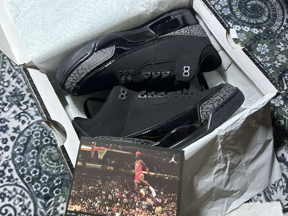 Jordan 3 Black Cat 42-43