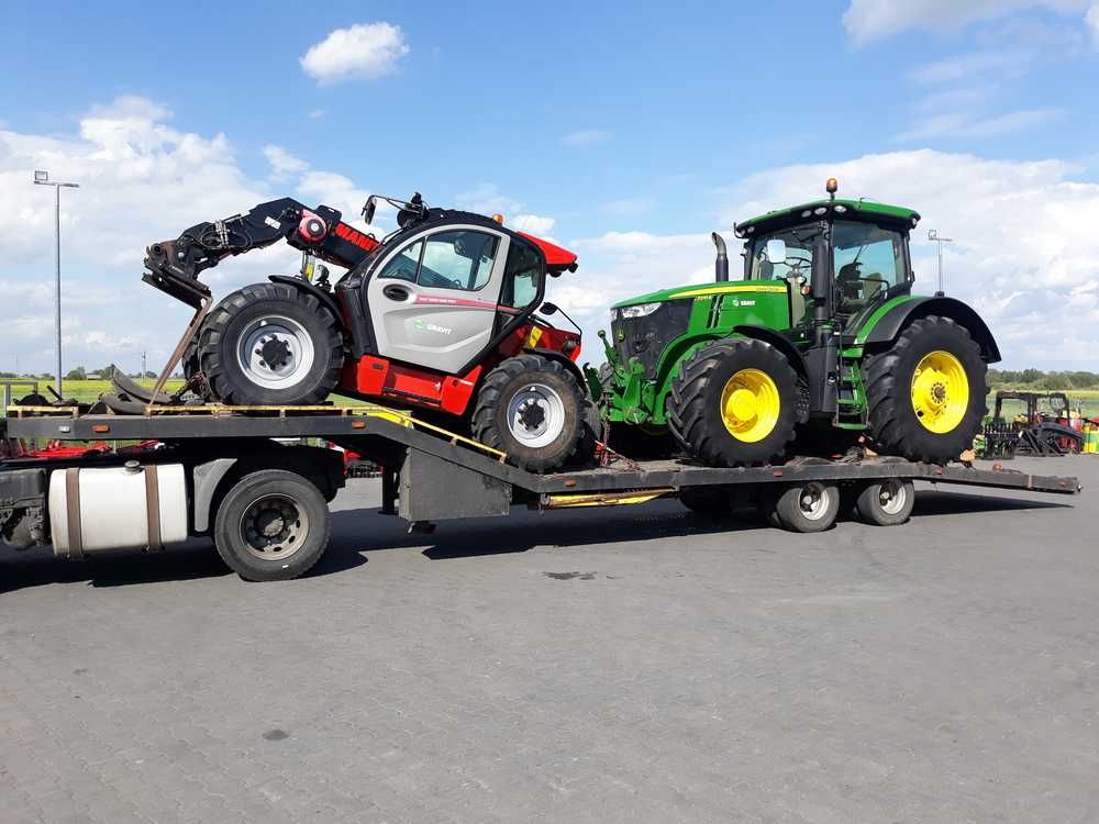 Laweta Transport Niskopodwozie Kombajny Ciągniki Koparki Domki