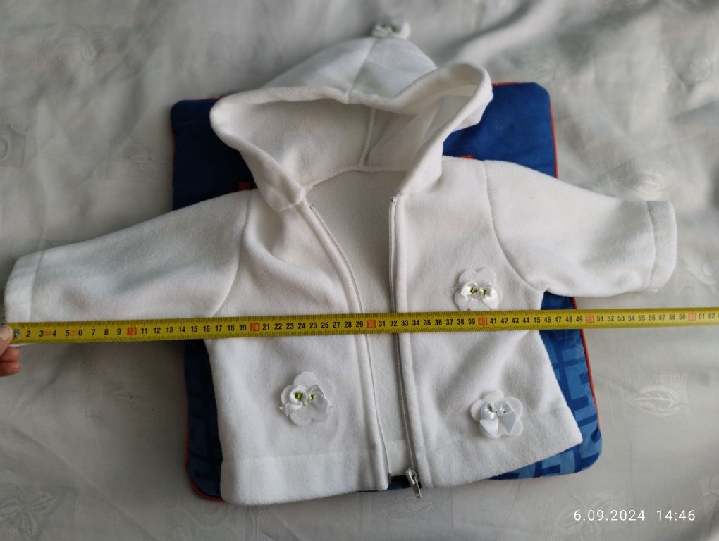 Biała bluza na chrzest święta uroczystość r. 68