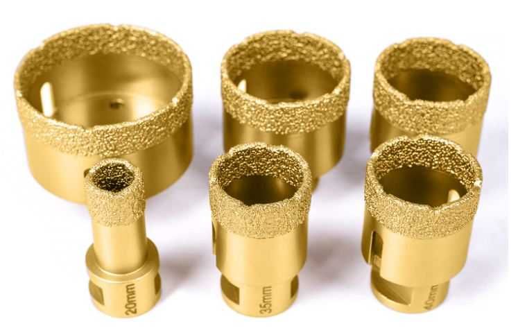 Zestaw 6 otwornic diamentowych M14 w walizce 	STEEIRO