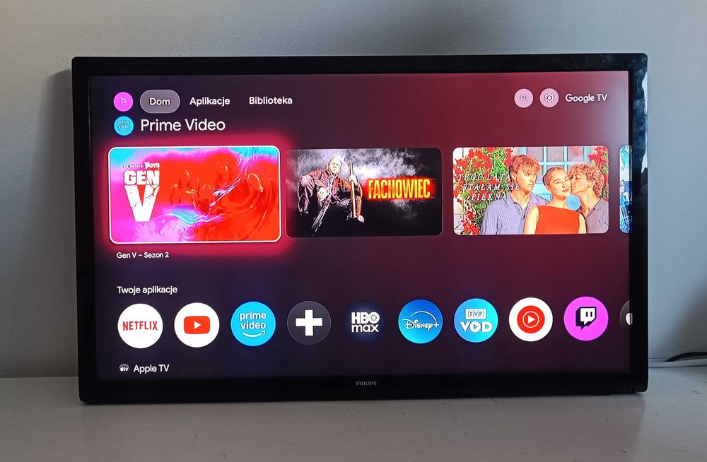 24 Cali TV LED Philips FULL HD DVB-T2 HEVC + Chromecast SMART TV +++