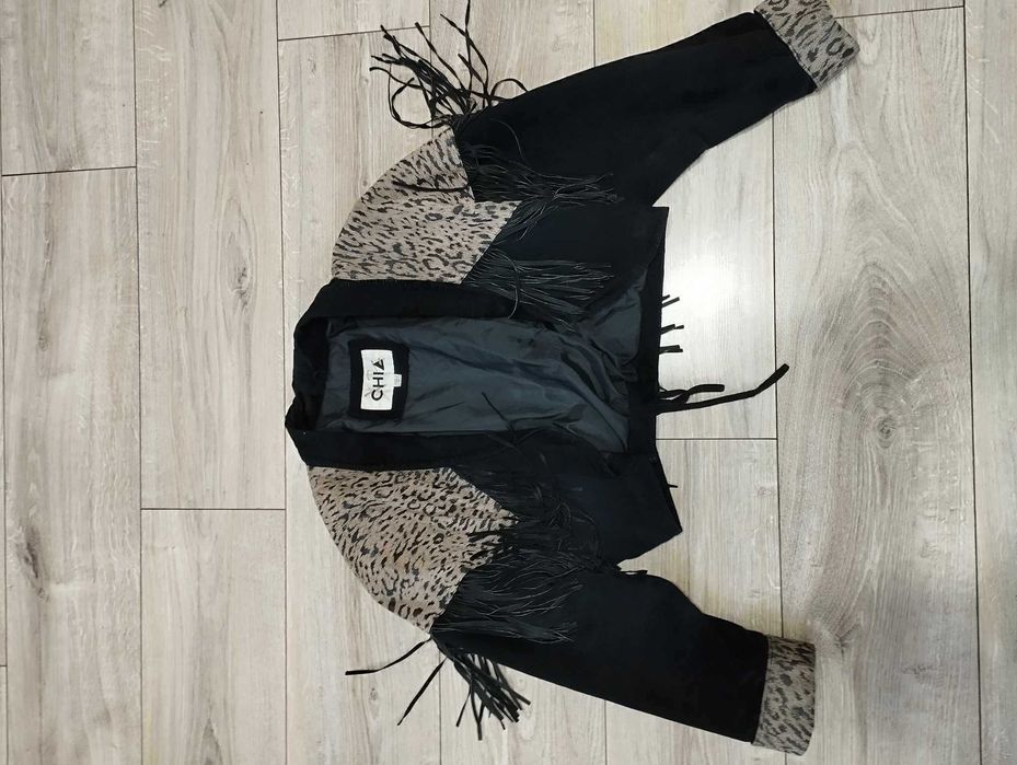 Chia Made in Korea vintage 80/90s western cowboy leather jacket size M