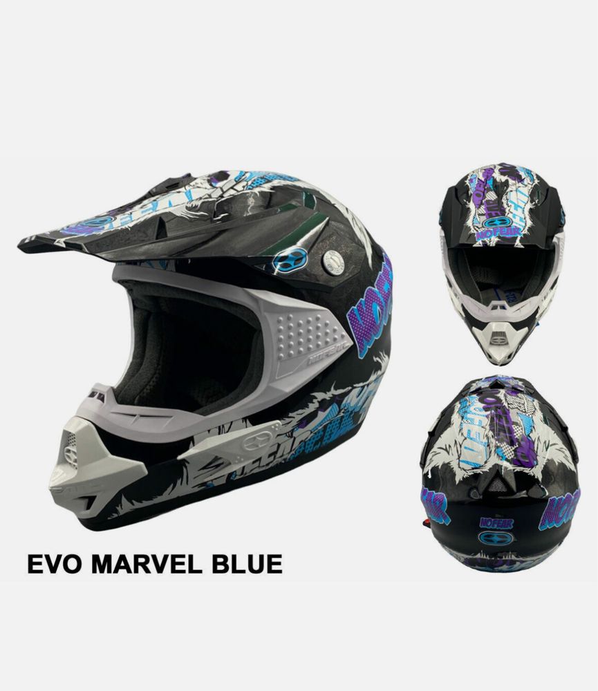 No Fear Evo Marvel Blue