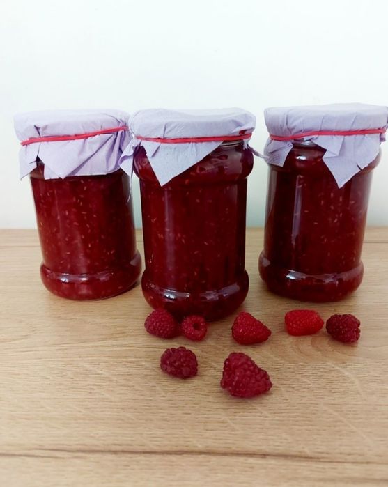 10x315ml domowy dżem malinowy / dżem z malin