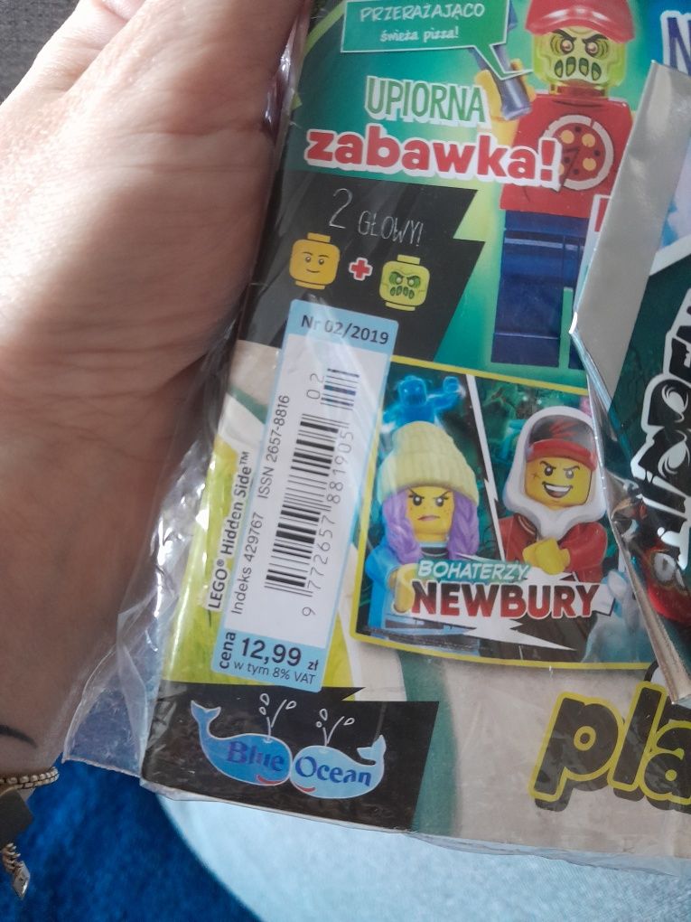 Gazetka Lego Hidden Side, z figurką, nowa.