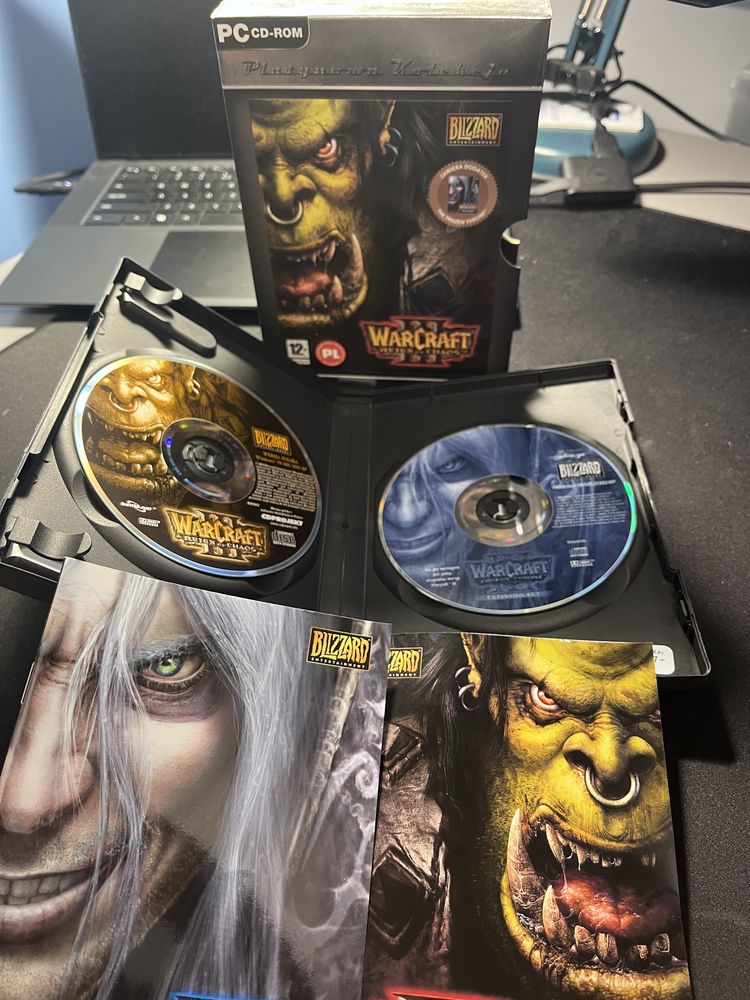 Gra komputerowa Warcraft 3 i dodatek edycja platynowa
