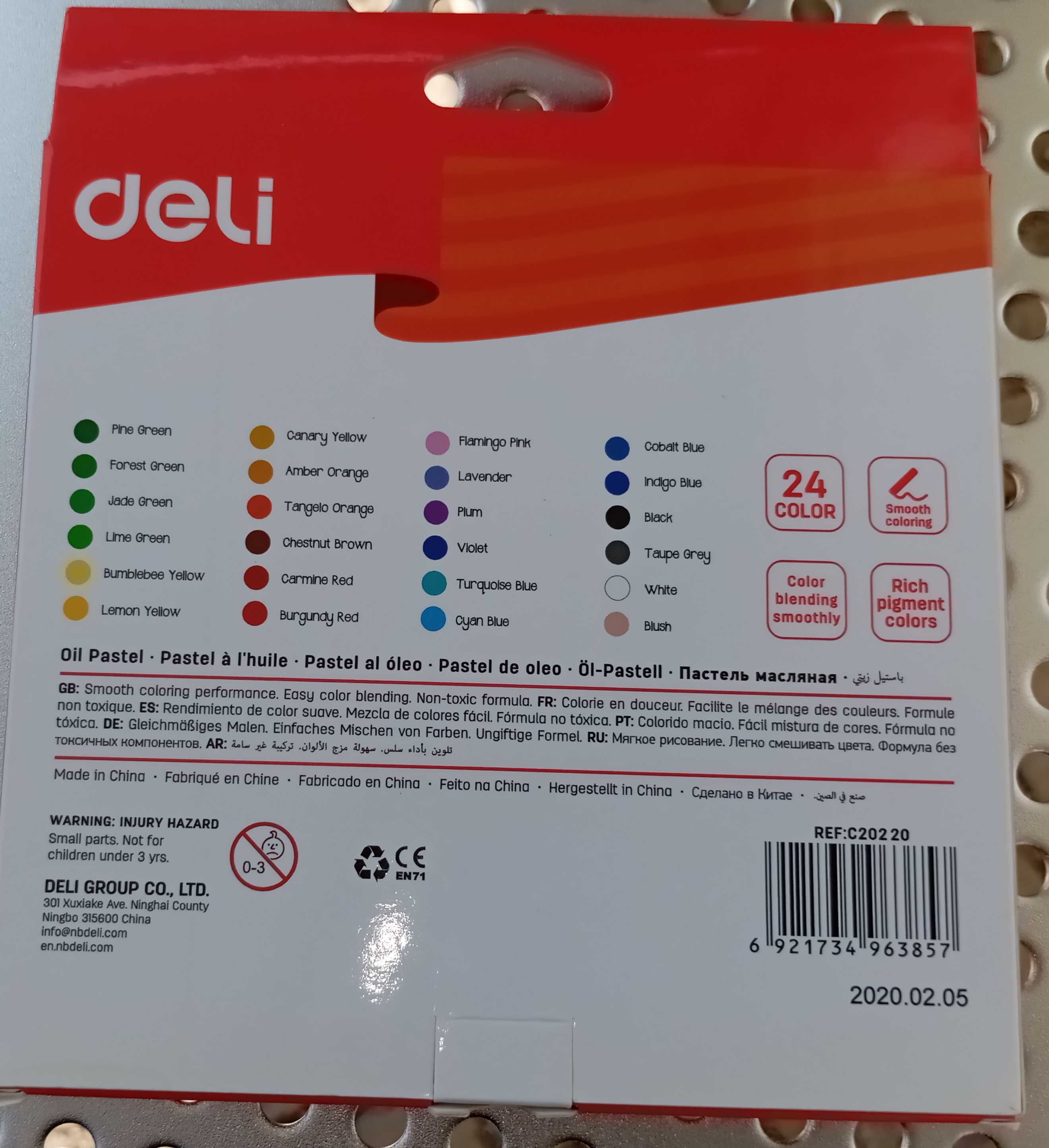 24 Lápis pastel oleo