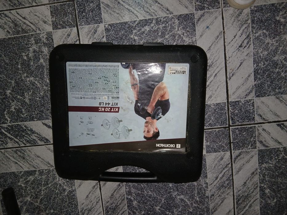 Kit de halteres de 20 kg , pouco usado