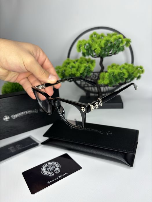 Очки Хром Хартс черные Chrome Hearts