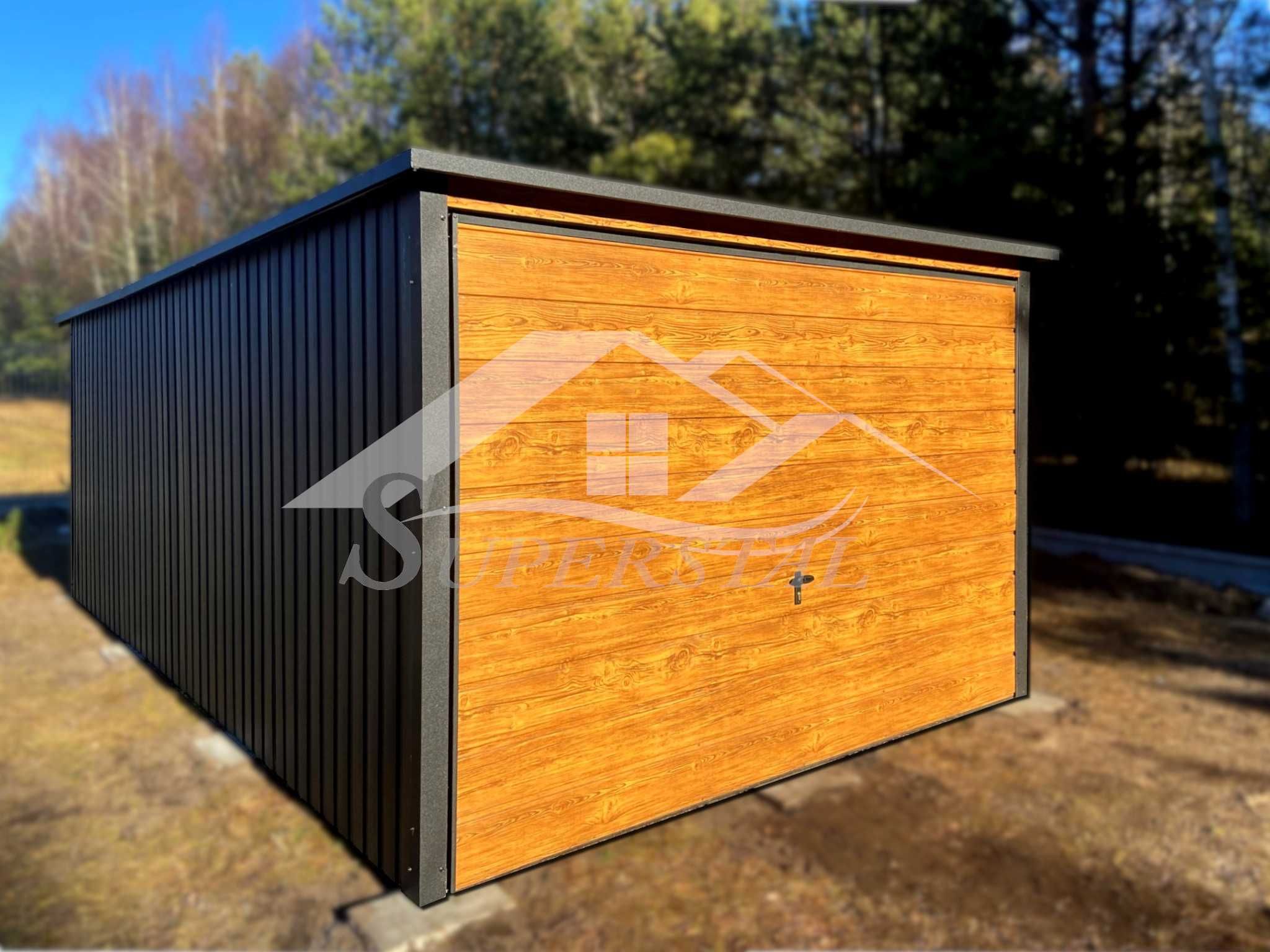 Nowoczesny garaż blaszany na wymiar 3x4 3x5 3x6 4x5 4x6 4x7 5x6 6x5