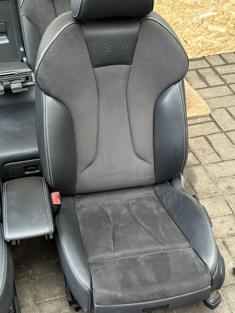AUDI A3 8V 5D SLINE Sportback Fotele kanapa tapicerka