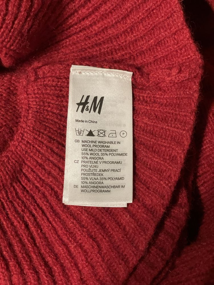 Piękny szal H&M. 65% wełny! Nowy, okazja!