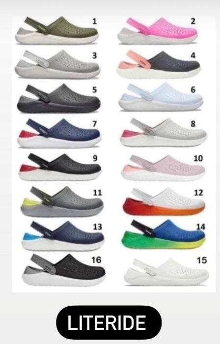 Crocs Literide РАСПРОДАЖА все цвета и размеры крокс кроксы