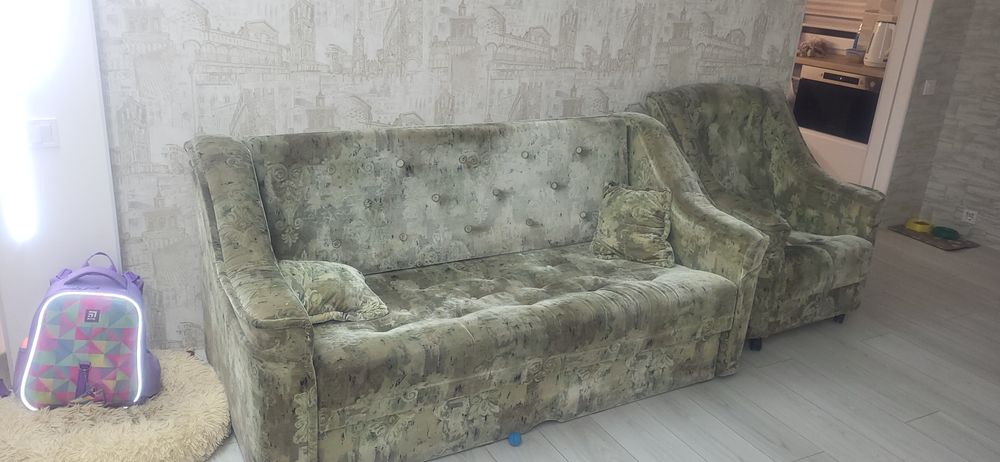 Диван з кіслом розкладний