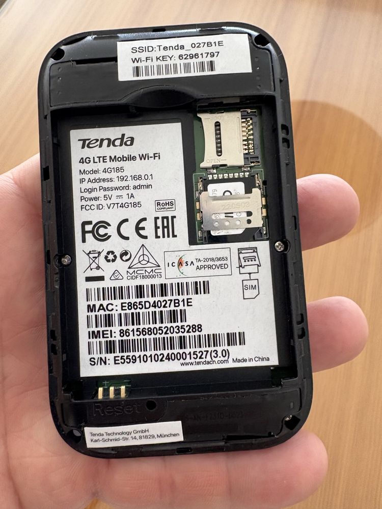 Router Wifi 4G Sim portatil