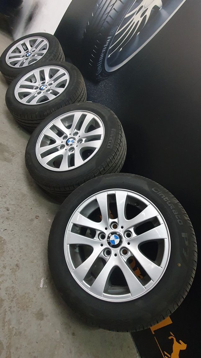 Jantes 16 Bmw 5×120 pneus novos