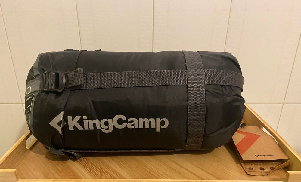 Saco-Cama KingCamp – Novo – Compacto e Leve – Ideal para Camping
