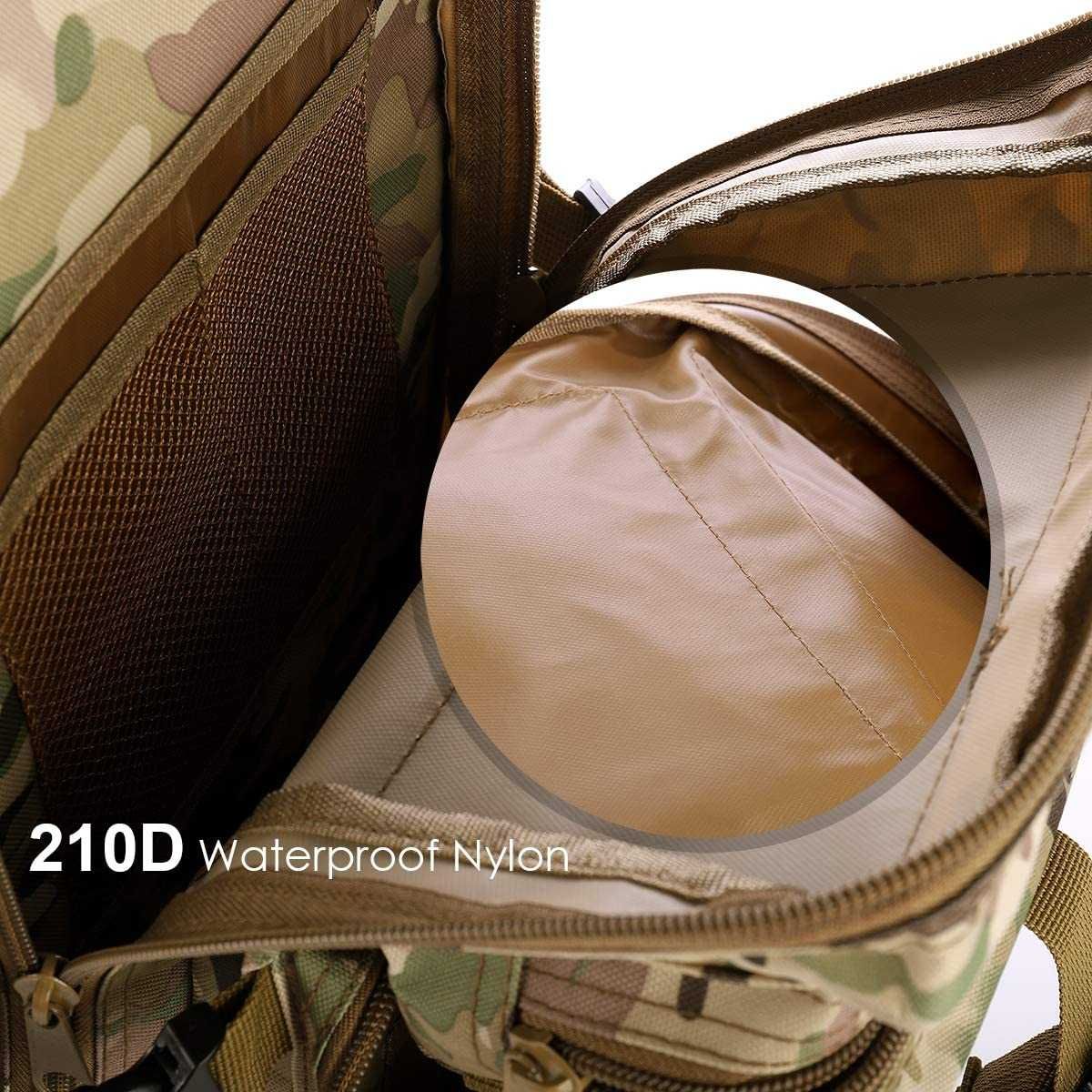 (NOVA) Mochila militar 35 L caminhadas ao ar livre, campismo, trekking