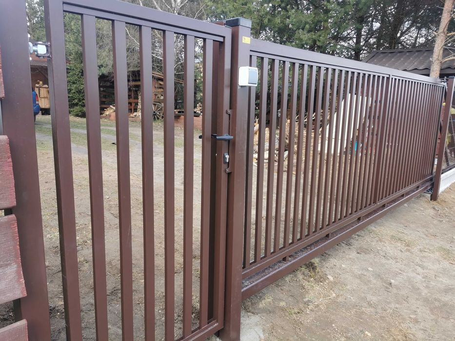 BRAMA rozwierna nowoczesna palisada 150cmx500cm OCYNK+RAL PRODUCENT