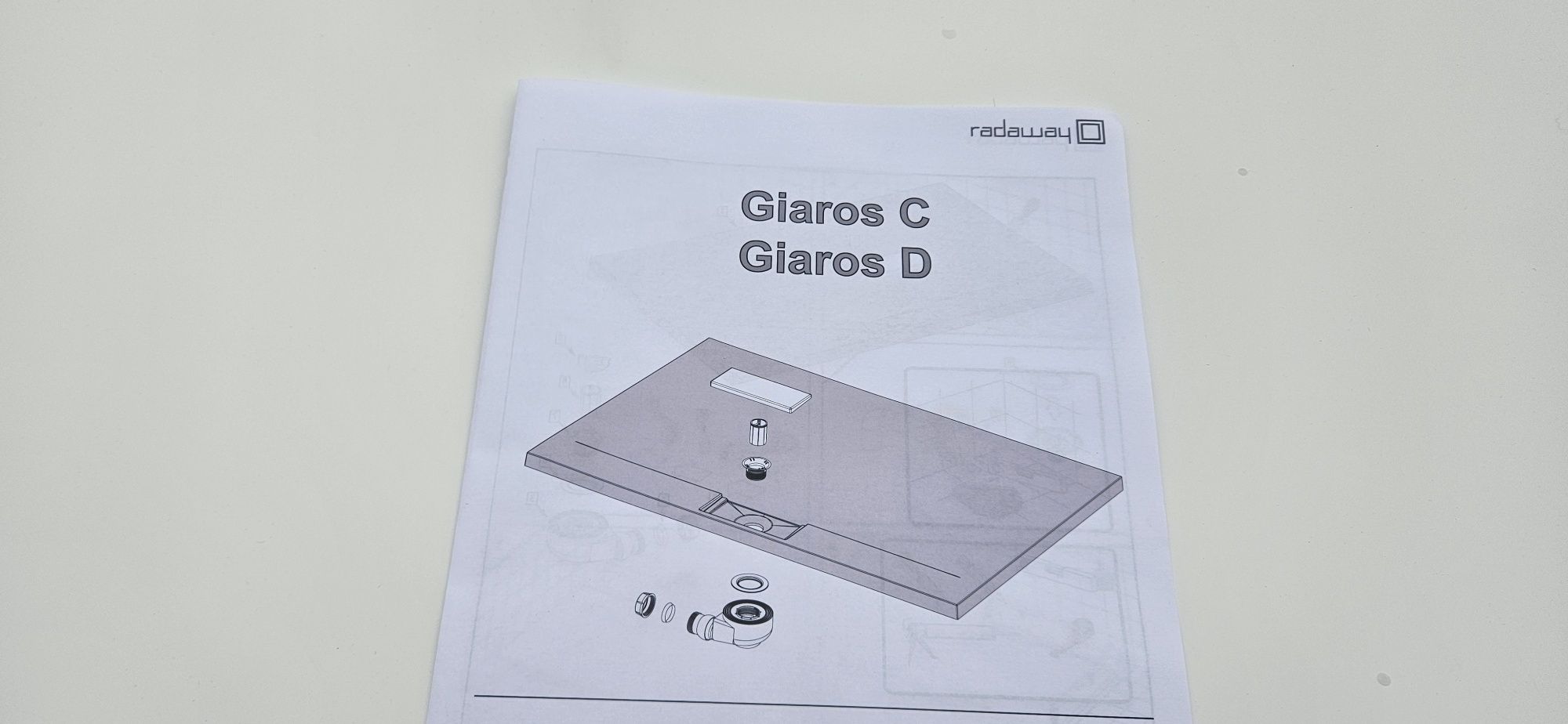 Brodzik łazienkowy 120x100 Radaway Giaros konglomerat dolomit
