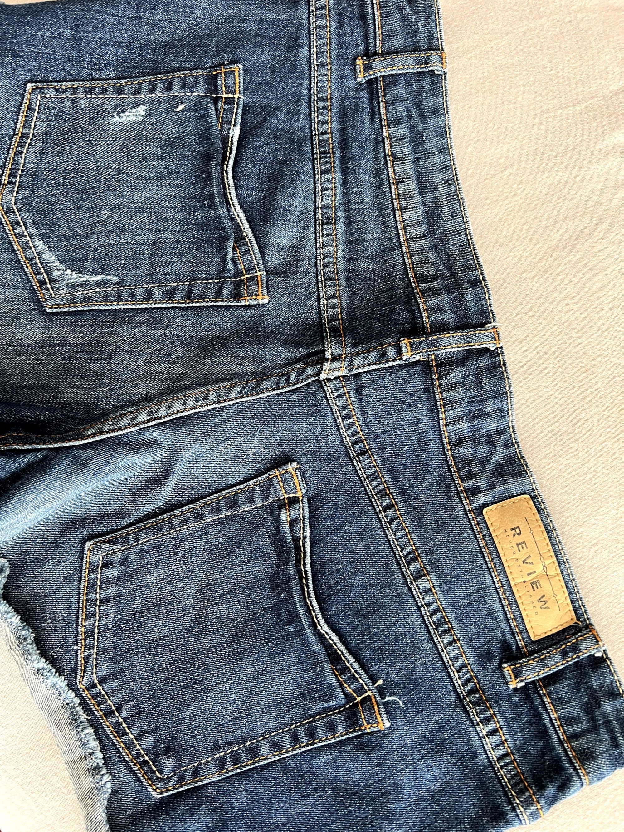 REVIEW krótkie spodenki jeansowe M jak nowe