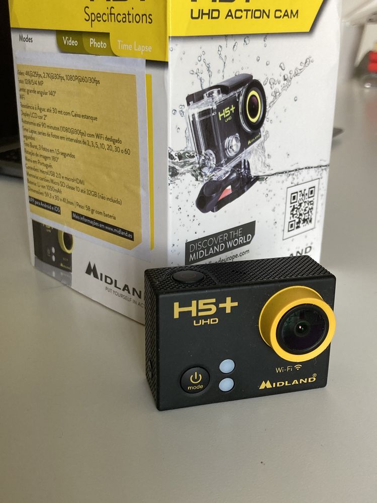 H5+ UHD Action cam