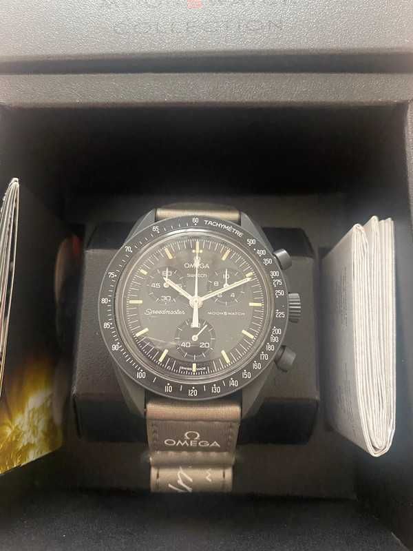 Explore Omega x Swatch Mercury: Speedmaster DNA in Gray